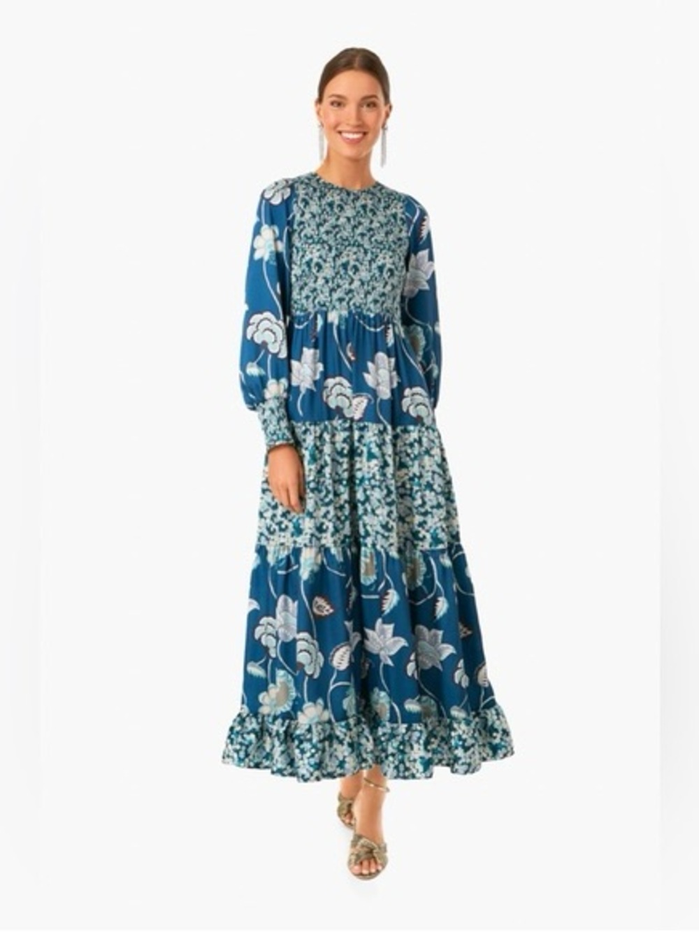 Tuckernuck Blue Geranium Libby Dress